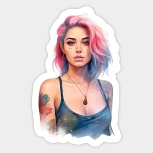 Tattooed Beauty Sticker